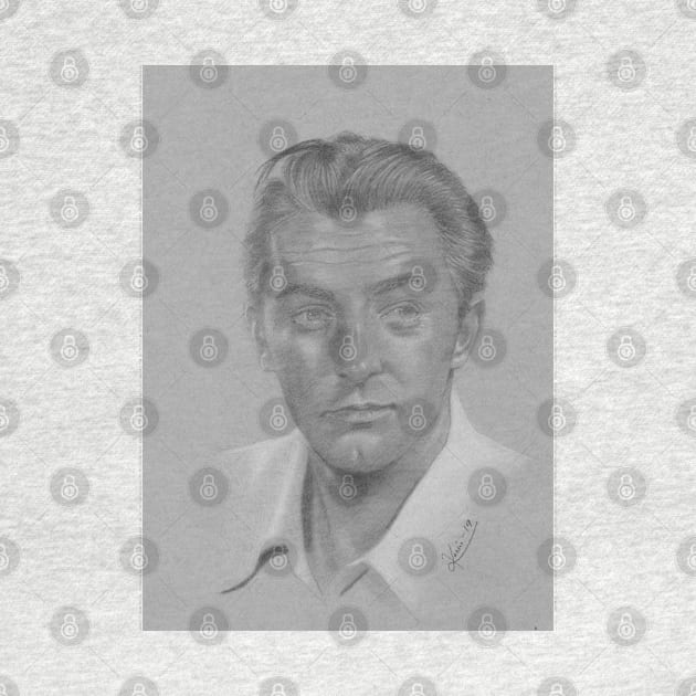 Robert Mitchum by jkarenart